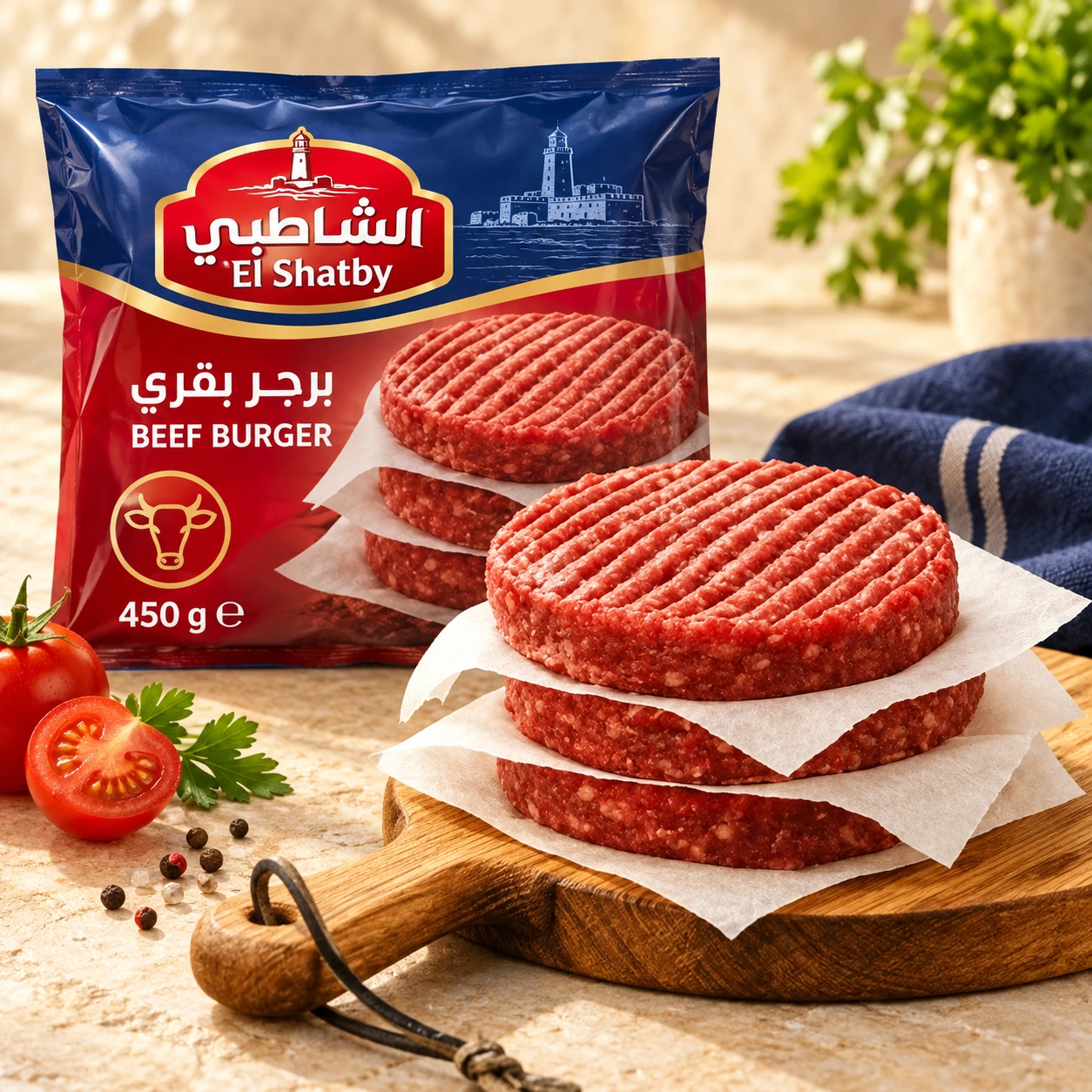 برجر بقري 450 جم
