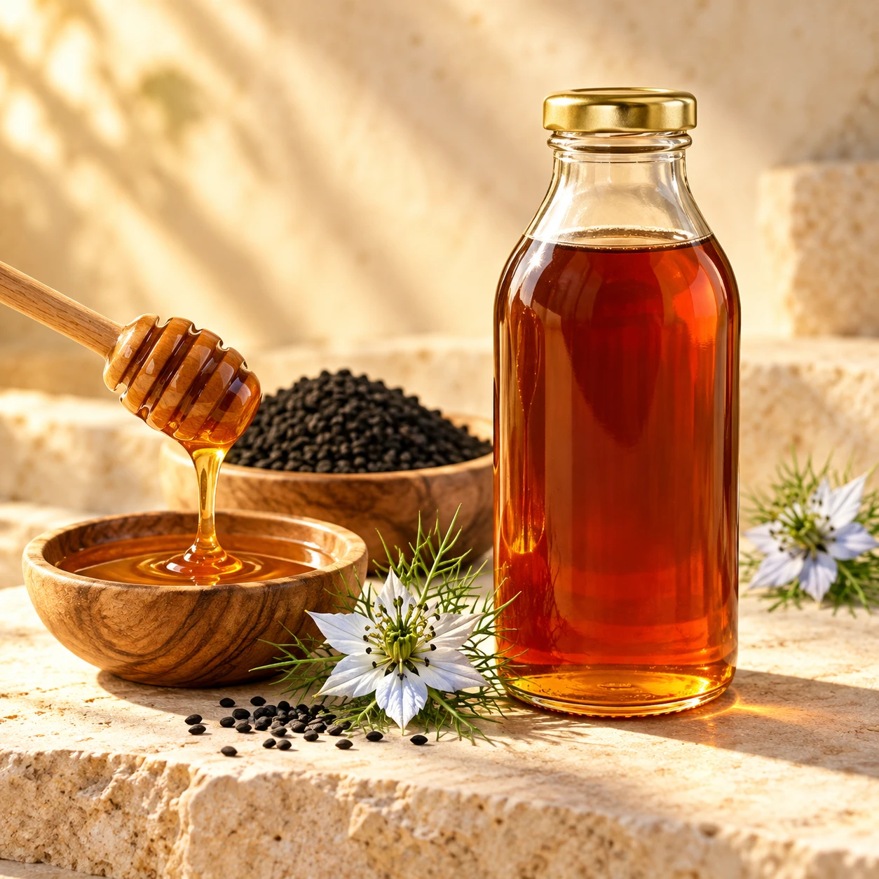 Black-seed blossom honey 1 kg