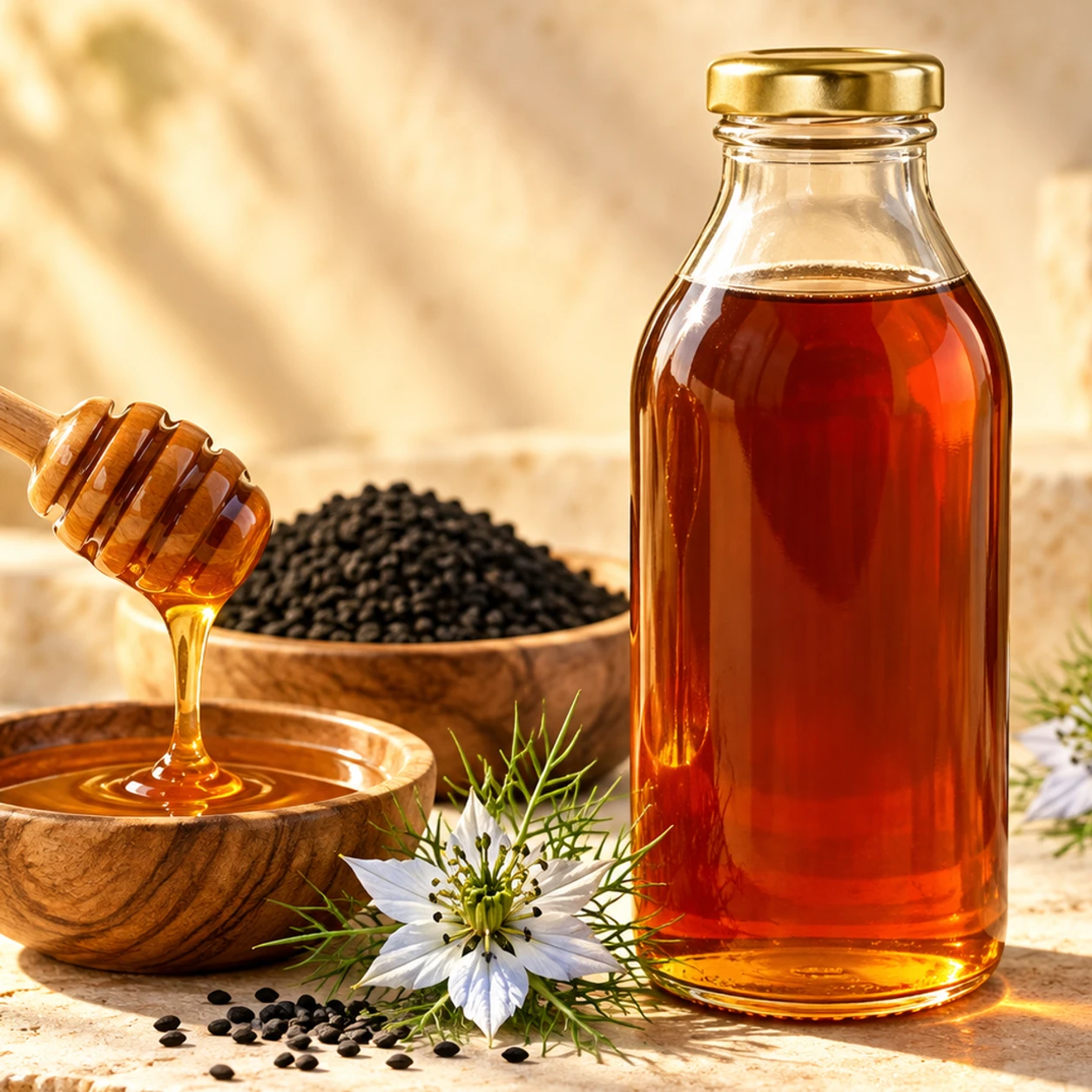 Black-seed blossom honey 1 kg