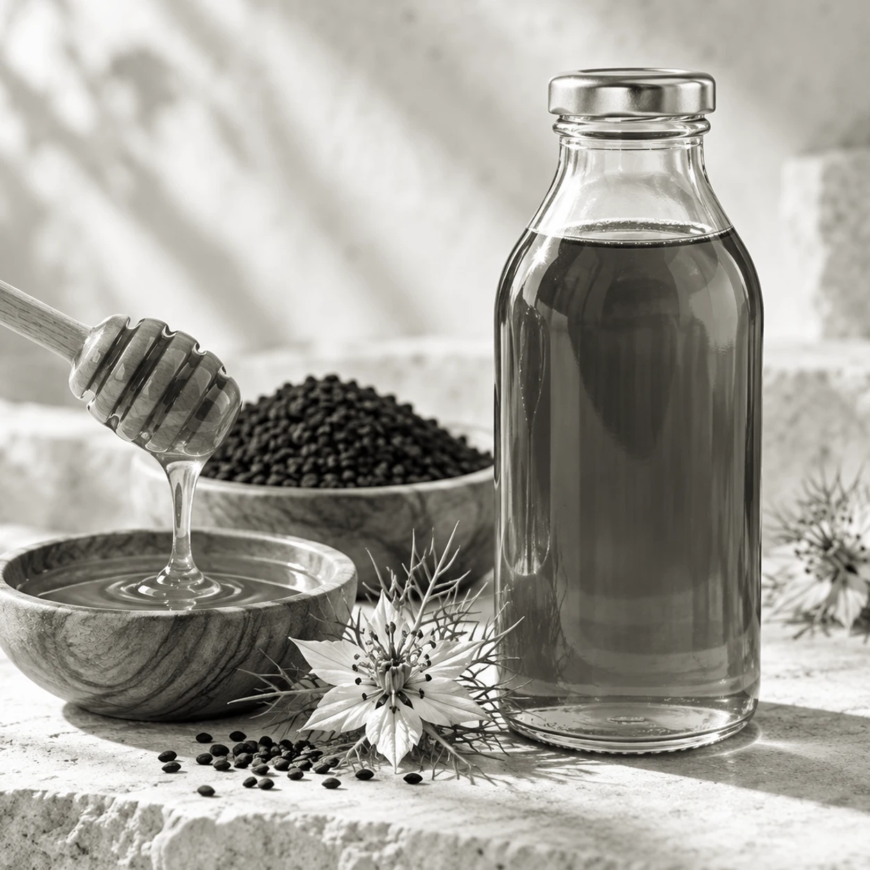 Black-seed blossom honey 1 kg