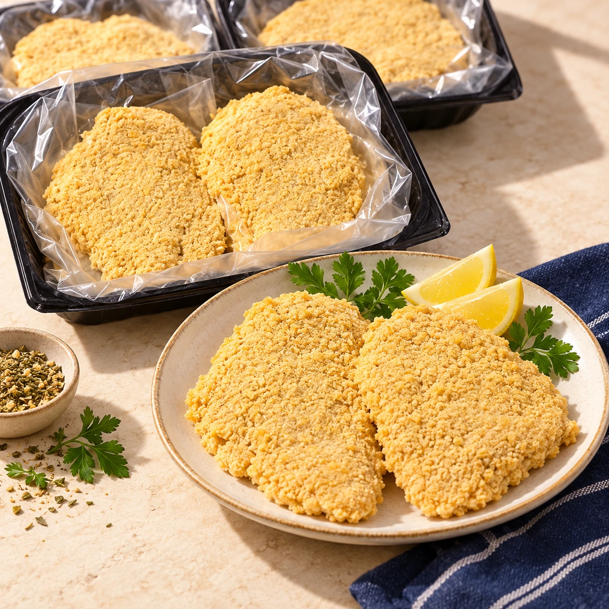 Seasoned chicken pane 1 kg