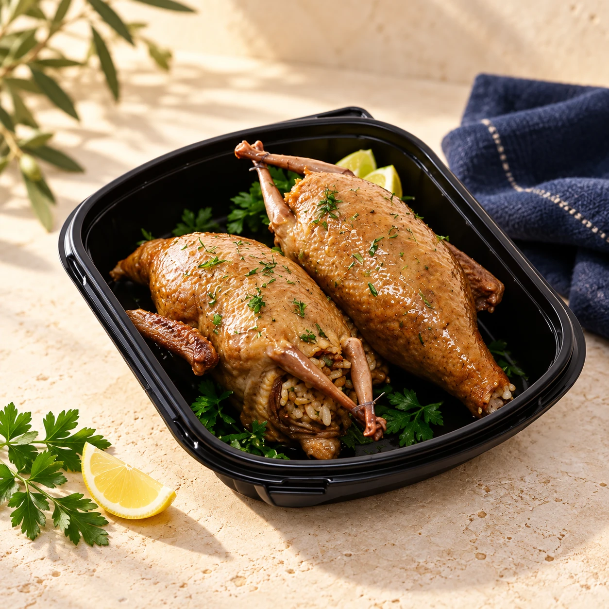 Jumbo stuffed pigeon pair