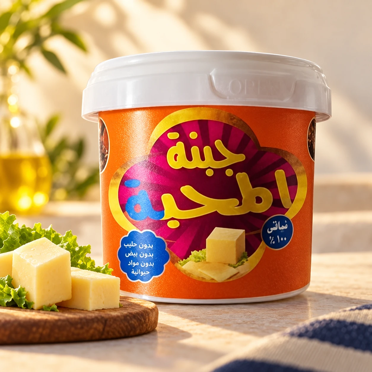 Vegan cheddar-style cheese 300 g